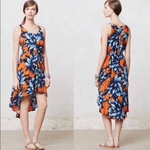 MAEVE Sz 0 High Low  Hemline Oversized Flowy Colourful Dress